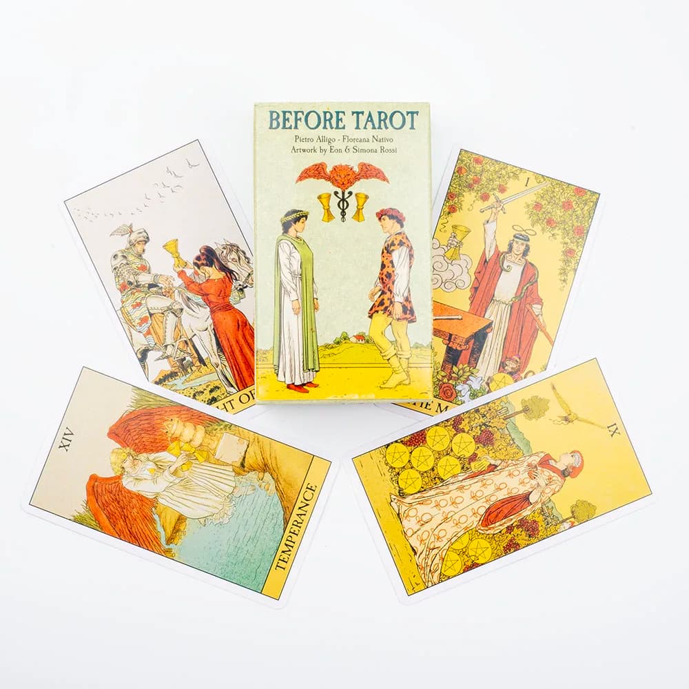 Tarocchi con immagini tradizionali, mazzo di carte oracolo per divinazione, gioco da tavolo per feste in famiglia, donne, bambini, giocattoli, 78 carte, 10,4*6,1 cm