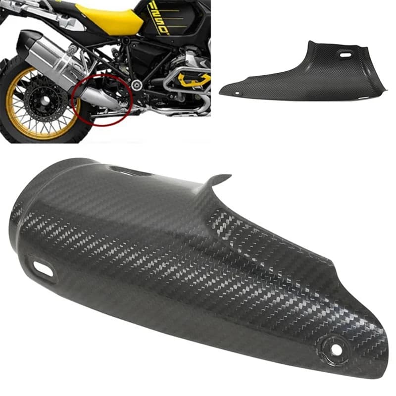 Silenziatore di scarico del motociclo protezione del tubo copertura antiscottatura per BMW R1200GS 2013-2018 R1250GS 2019-2023