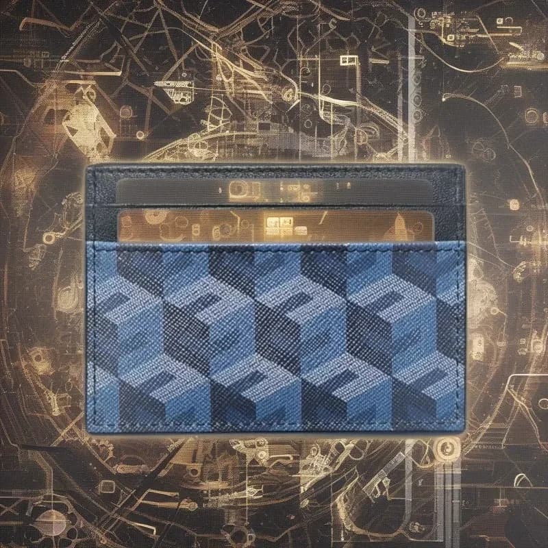 3DPattern Genuine Leather CardHolder Bank Credit Card Business Card Protector Small Size for Men And Women NewIn Coin Purse