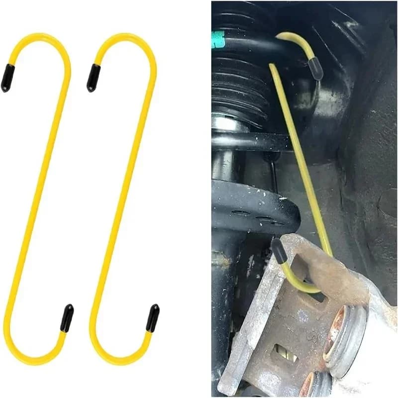 Car Brake Grips Brake Hooks for Car Brake Hooks with Rubber Tips Universal Tools for Brake Axis Suspension Parts