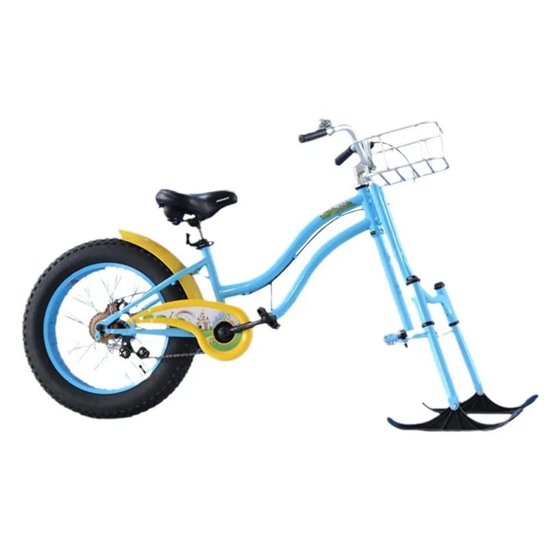 Attrezzatura per il tempo libero sul ghiaccio invernale all'aperto, auto per pattinaggio su ghiaccio, bici da neve, pattinaggio su ghiaccio, skate, aratro da arrampicata