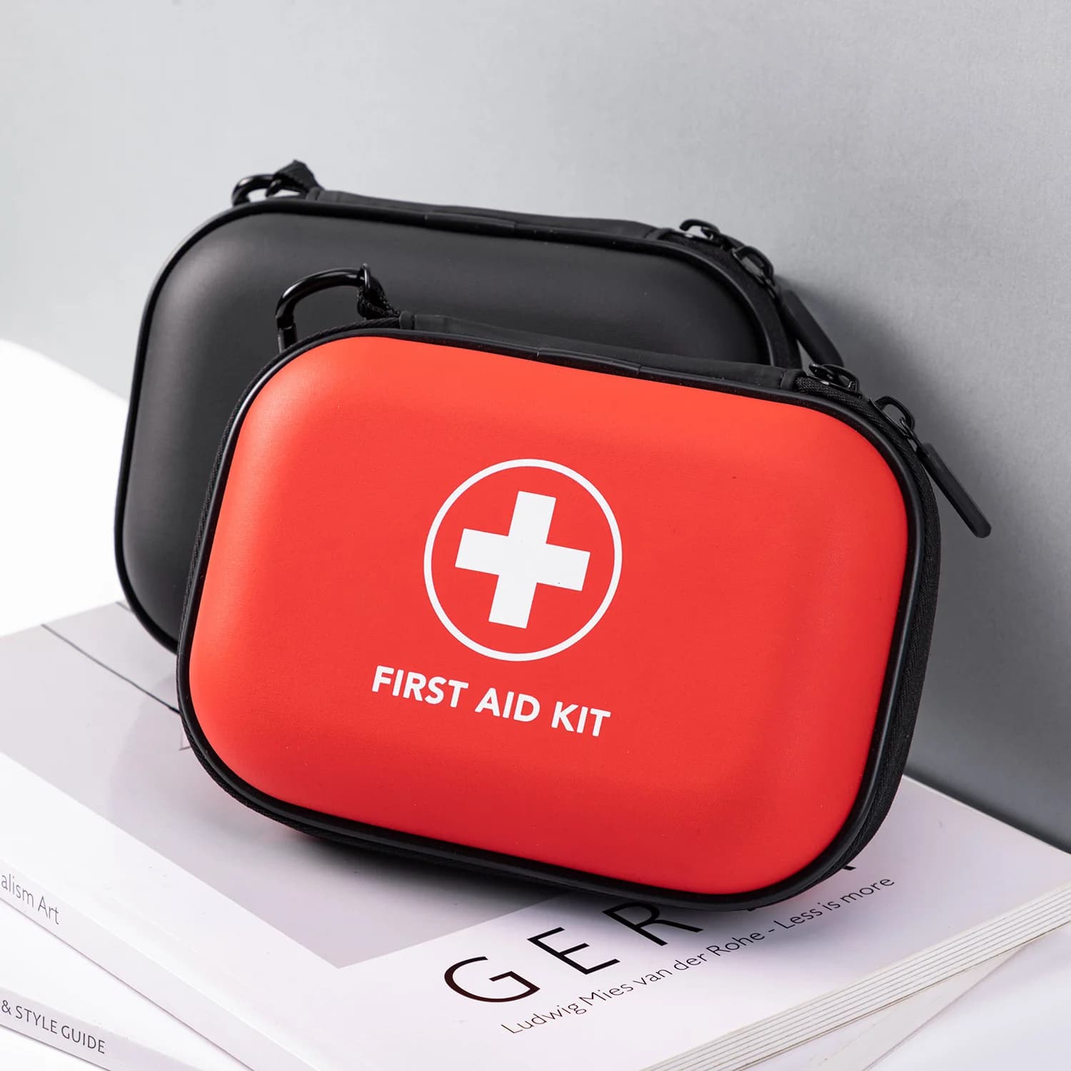 Borsa vuota per kit di pronto soccorso da esterno: custodia impermeabile in PU+EVA, compartmentalizzata per campeggio, attrezzatura di sopravvivenza, forniture mediche di emergenza
