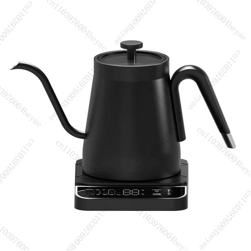Gooseneck Kettle Electric Kettle Temperature Control Hand Brew Coffee Pot Stainless Steel Kettle Tea Household