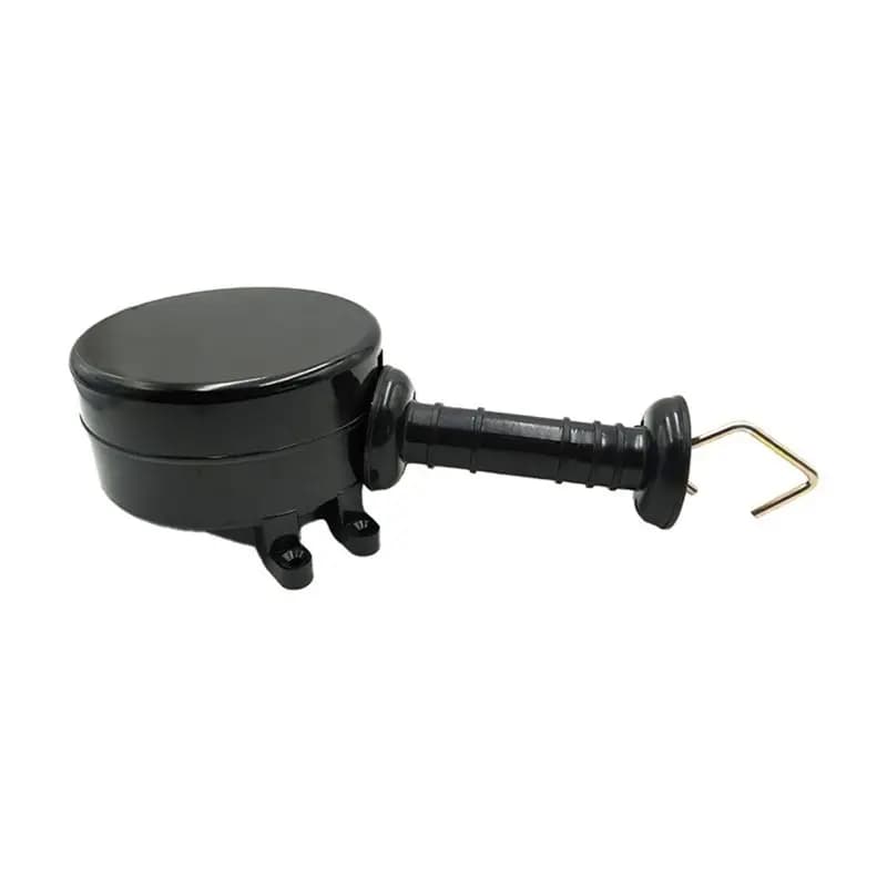 A67P-Fence Door Handle Built-In 5M Electrified Rope Ranch Fence Door Handle Electronic Fence Hand Telescopic Door Handle