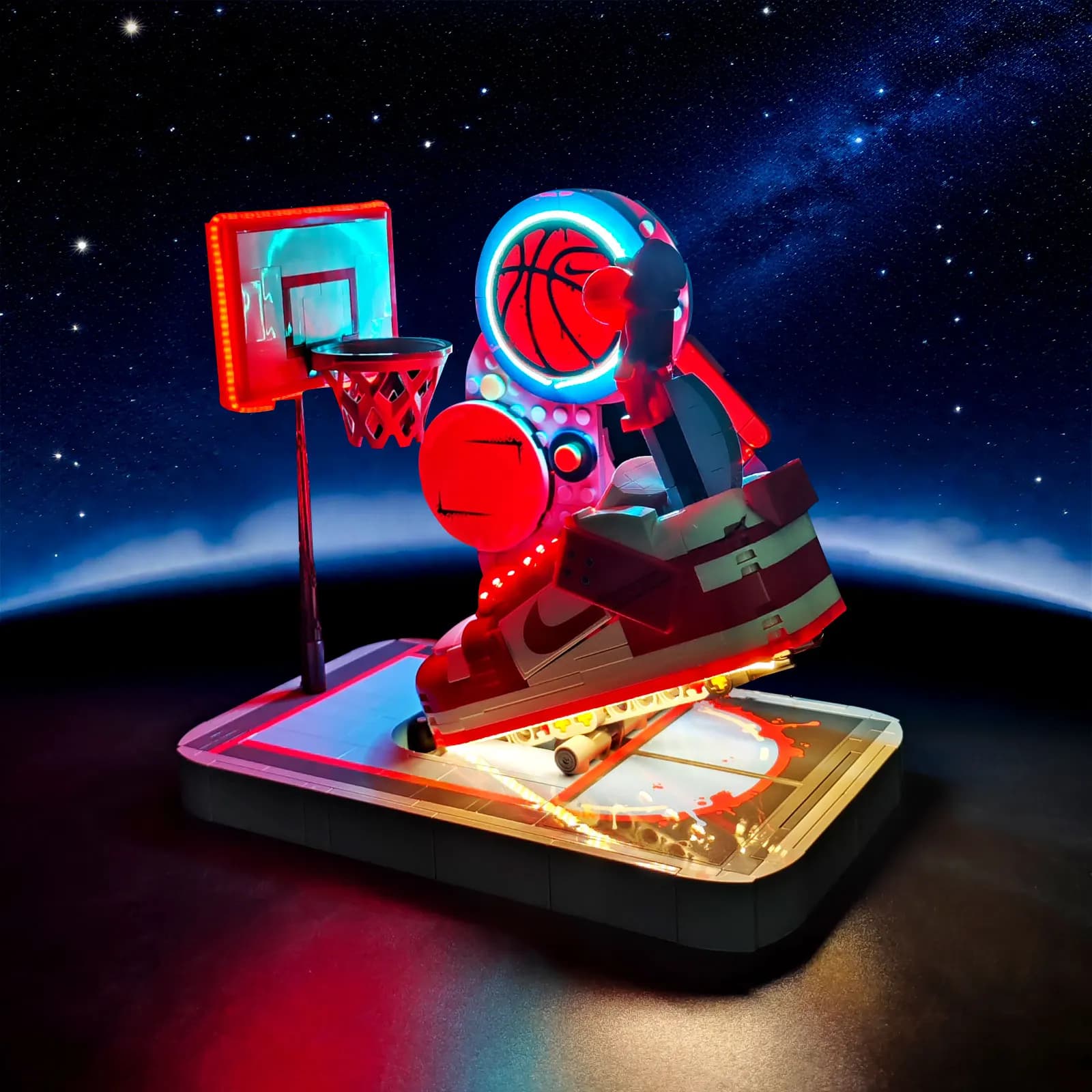 LYBMTWF Kit di illuminazione a LED compatibile con il modello di scarpe da ballo Lego 43021 (NON includere i mattoncini del modello)