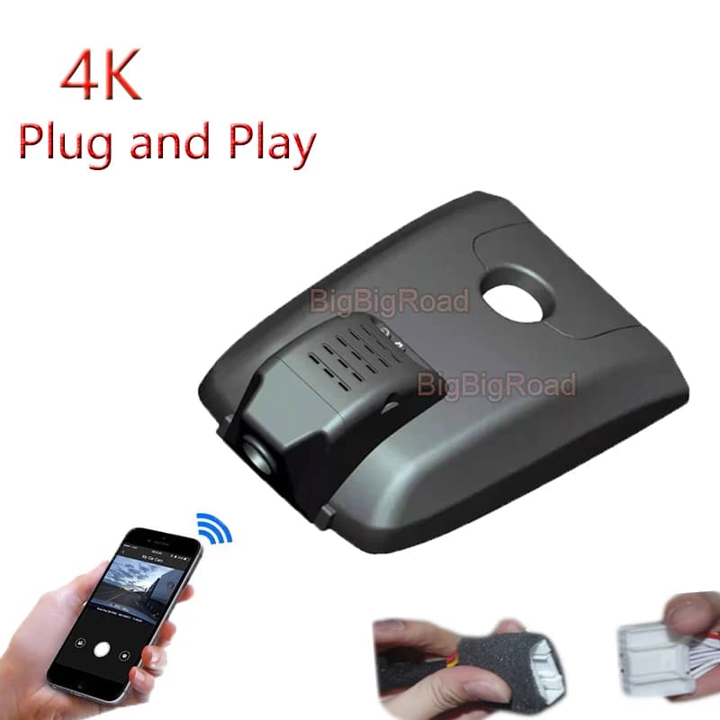 4K Plug And Play For Toyota Camry 2021 2022 2023 Car Video Wifi DVR Dash Camera FHD 2160P Grandangolo Dash Cam