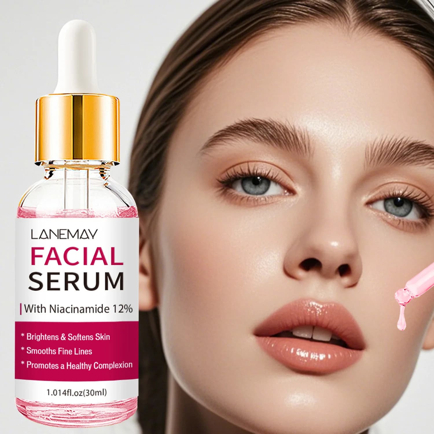 Siero Viso con 12% di Niacinamide e Vitamina C – Illumina, Leviga e Idrata per Tutti i Tipi di Pelle