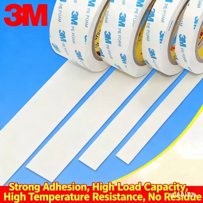 Nastro biadesivo in schiuma resistente 3M 1600T Nastro ad alta viscosità senza traccia Nastro adesivo impermeabile resistente alle alte temperature