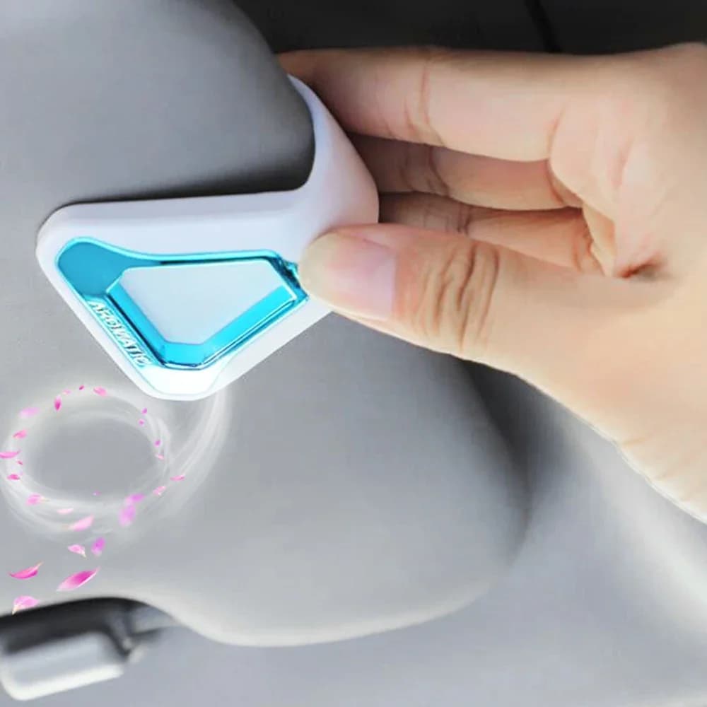 Air Perfume Clip for Car Perfume Sun visor Mirror Decoration Air Sauce Deodorant Car Accessories Diffuser for Finishes Car styling gift