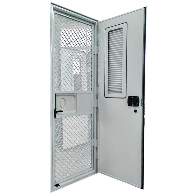 Fornitura Diretta dalla Fabbrica: Porta d'Ingresso per Roulotte da Viaggio 620x1600mm Personalizzata a Quattro Angoli Retti con Tenda Parasole e Zanzariera Interna