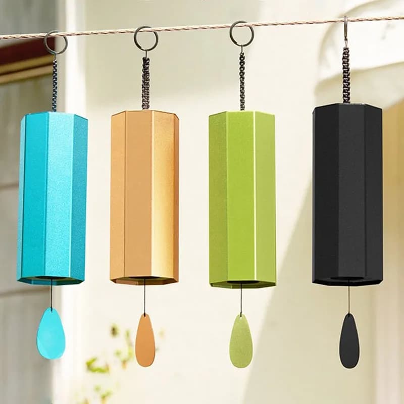 Japanese Chord Wind Chime Metal Sound Healing Wind Chimes Meditation Hand Ringing Bell Outdoor Balcony Decoration Pendant