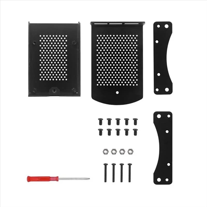 CABE- Cooling Room with Aluminum Alloy Case Metel Metal Smooth Support for hanging bracket for Raspberry Pi 4B for Raspberry Pi 4 model