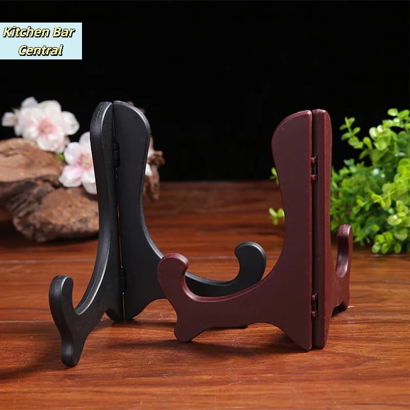 【1PC Portable Easels Plate Holder Display Stand Stander Picture Frame Photo Tools Display Dish Rack Home Decoration】