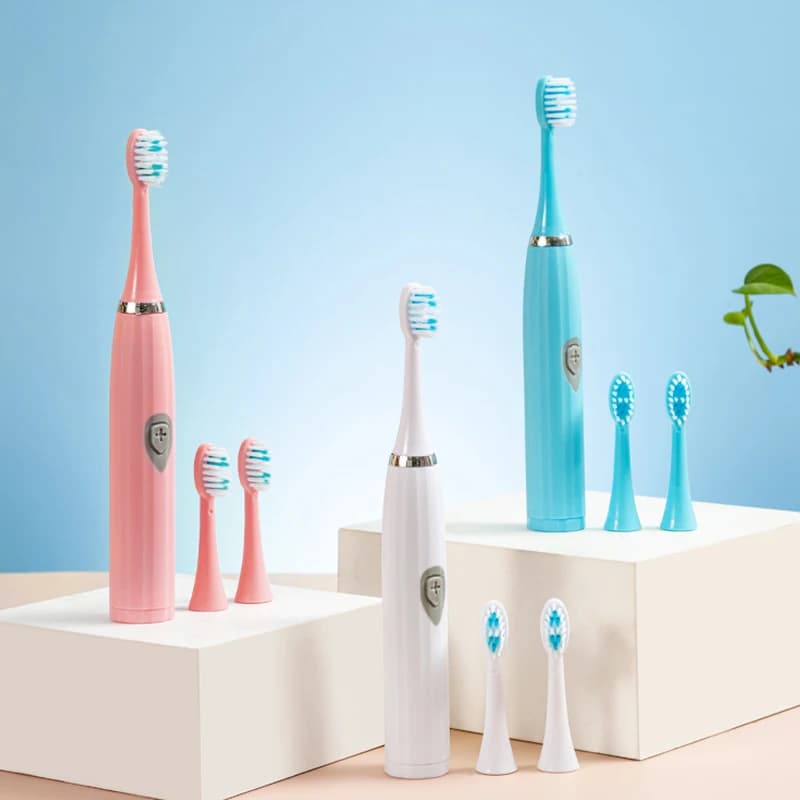 Tongwode Electric Toothbrush for Adults Portable Soft Sewing Battery IPX6 Resistance Waterproof Intelligent Effective Oral Hygiene