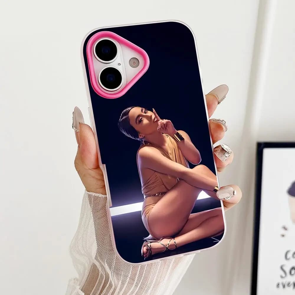 Ally Brooke Phone Case for iPhone 17 16 15 14 13 12 11 Air Pro Max Plus Jelly Dual Layer Rose Red Cover