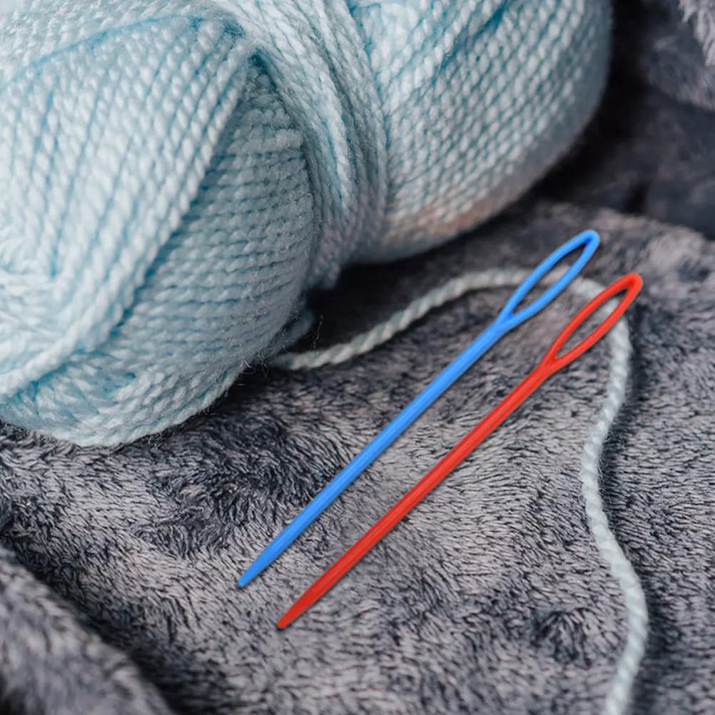 1000 Pezzi Ferri da Maglia in Plastica Lisci per Maglioni, Strumento Fai-da-te per Principianti e Intermedi, Accessori per Lavorazione a Maglia, Ferri Colorati per Filati