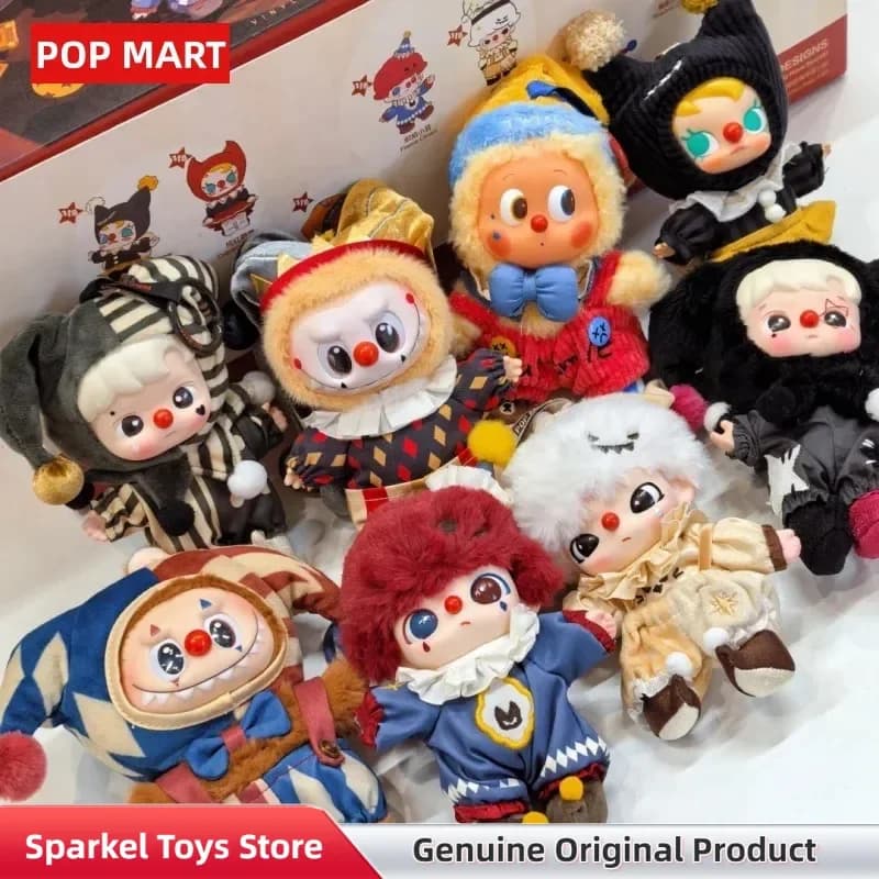 POPMART Originale Serie Why So Serious Blind Box Labubu Dimoo Simpatico Ciondolo Bambola in Vinile Peluche Mystery Box Figure da Collezione Giocattoli Regalo