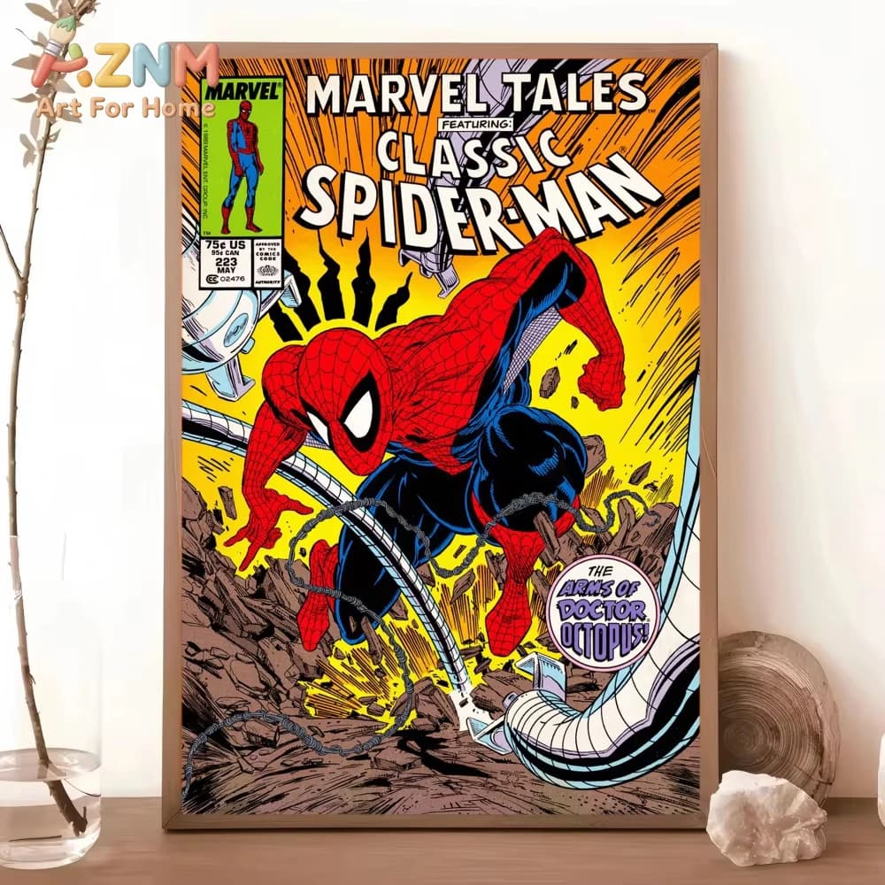 Watercolor Spiderman Graffiti Art Good Quality Prints And Posters HD Quality Poster Wall Art Painting Study Home Decor