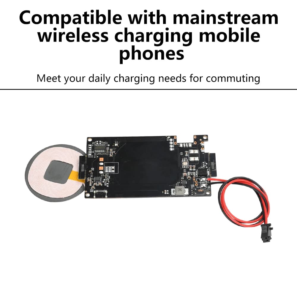 DC 10-24V 20W Caricatore wireless mobile Modifica veicolo elettrico Modulo di ricarica wireless per auto con protezione del controllo della temperatura