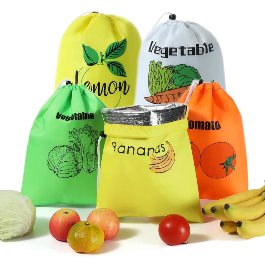Borsa portaoggetti per banane 1/3/8, borsa per la conservazione delle verdure, anti-rippamento, borsa per la conservazione della cucina, leggera e comoda