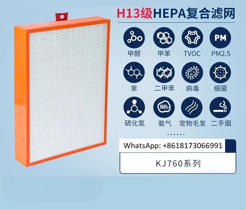 Filtro purificatore d'aria originale KJ760Hepa No.2, filtro composito