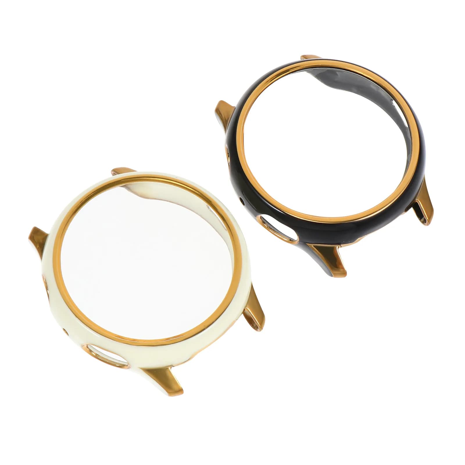 2Pcs Smartwatch Protective Case for Active2 Tough Drop Resistant Scratch Proof Fashion Design Easy Installation