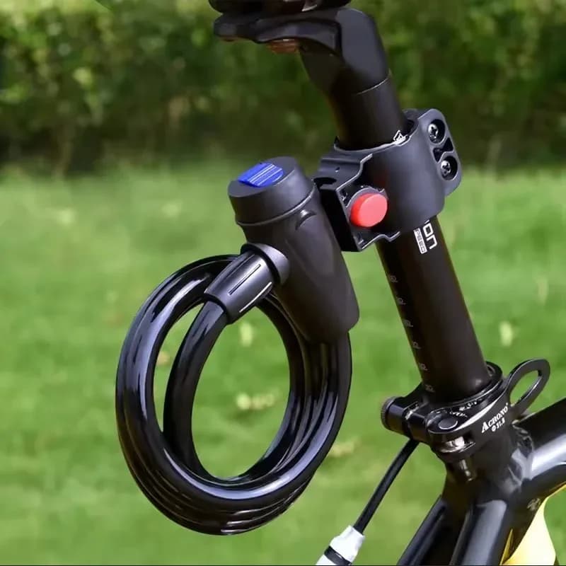 Lucchetto a Catena per Moto Resistente 80cm Alta Sicurezza Antifurto in Metallo con 2 Chiavi per Bicicletta Moto Scooter