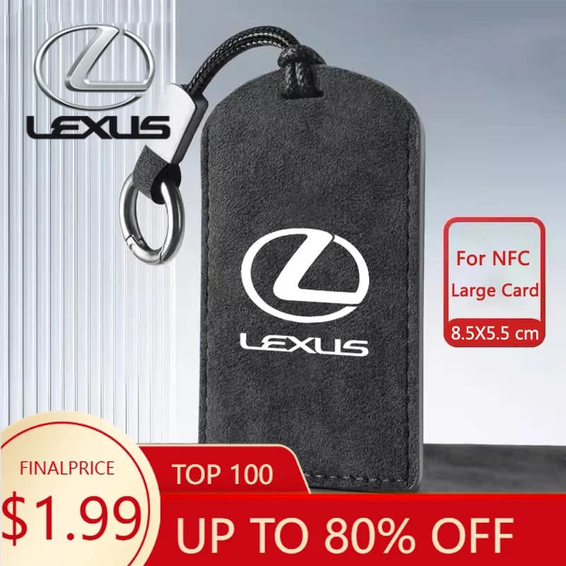 Custodia Protettiva in Pelle per Chiave Smart NFC con Telecomando per Auto, per Lexus F Sport ES LM GS IS NX RX LX LS R
