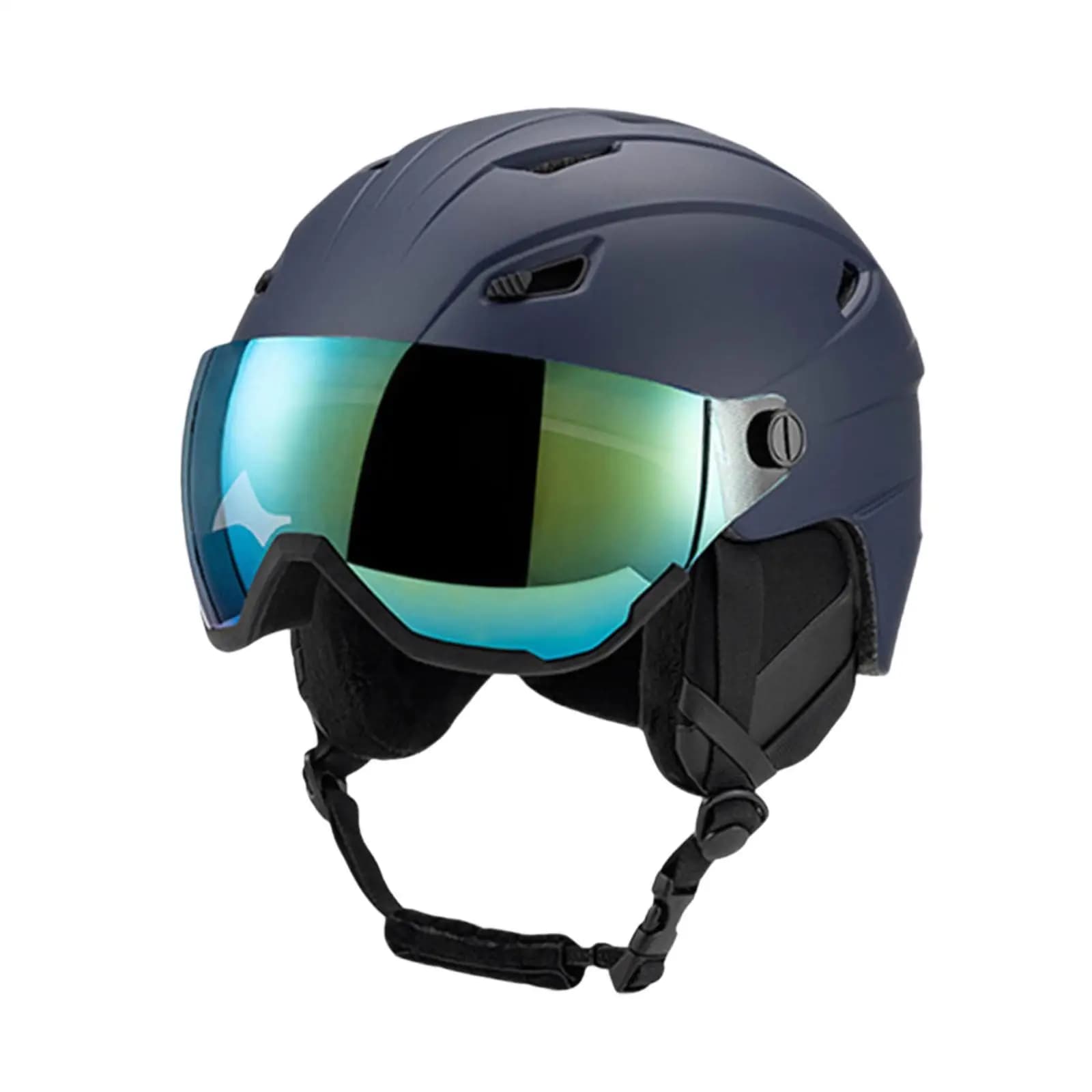 Casco per Sport sulla Neve con Occhiali da Sci, Caldo, Comodo, Antiurto, Attrezzatura Protettiva per Sci e Skateboard Invernale all'Aperto