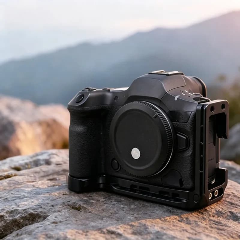 Aluminum Alloy Quick Release Plate For Canon EOS R5/R6 Series Cameras-Light Weight Design