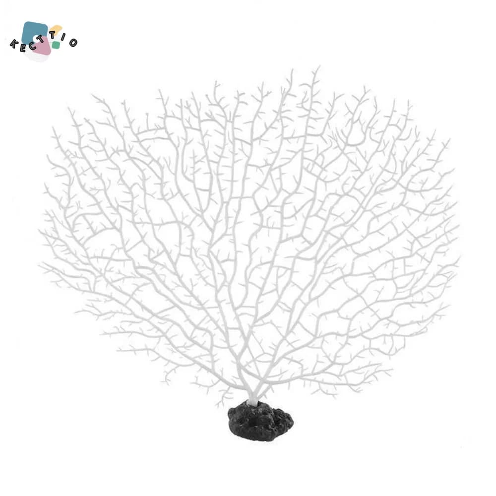 2023 Piante acquatiche sottomarine Resina Realistica Corallo artificiale Decorazioni Piante Mare Ferro Albero Decorazione acquario