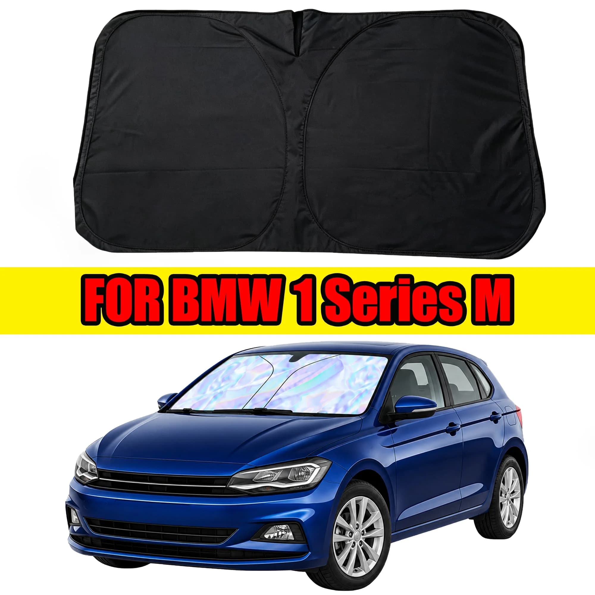 FOR BMW 1 Series M Windshield Sunshade With Laser Coating, UPF50+ UV Protection & Heat Block