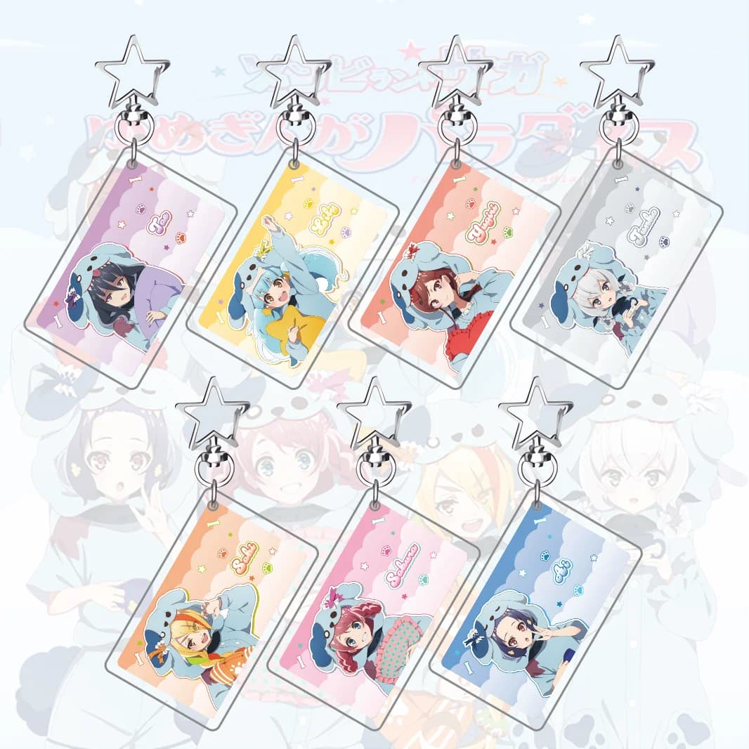 Zombie Land Saga Movie Pajamas Theme Acrylic Keychain, Sakura Minamoto Keyring, Anime Bag Pendant, 2026 New
