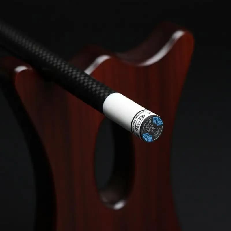 Punta per Stecca da Biliardo 14MM S/M/H in Pelle Resistente, Design Duro/Morbido, Ricambio per Stecche da Pool, Snooker e Nine-Ball