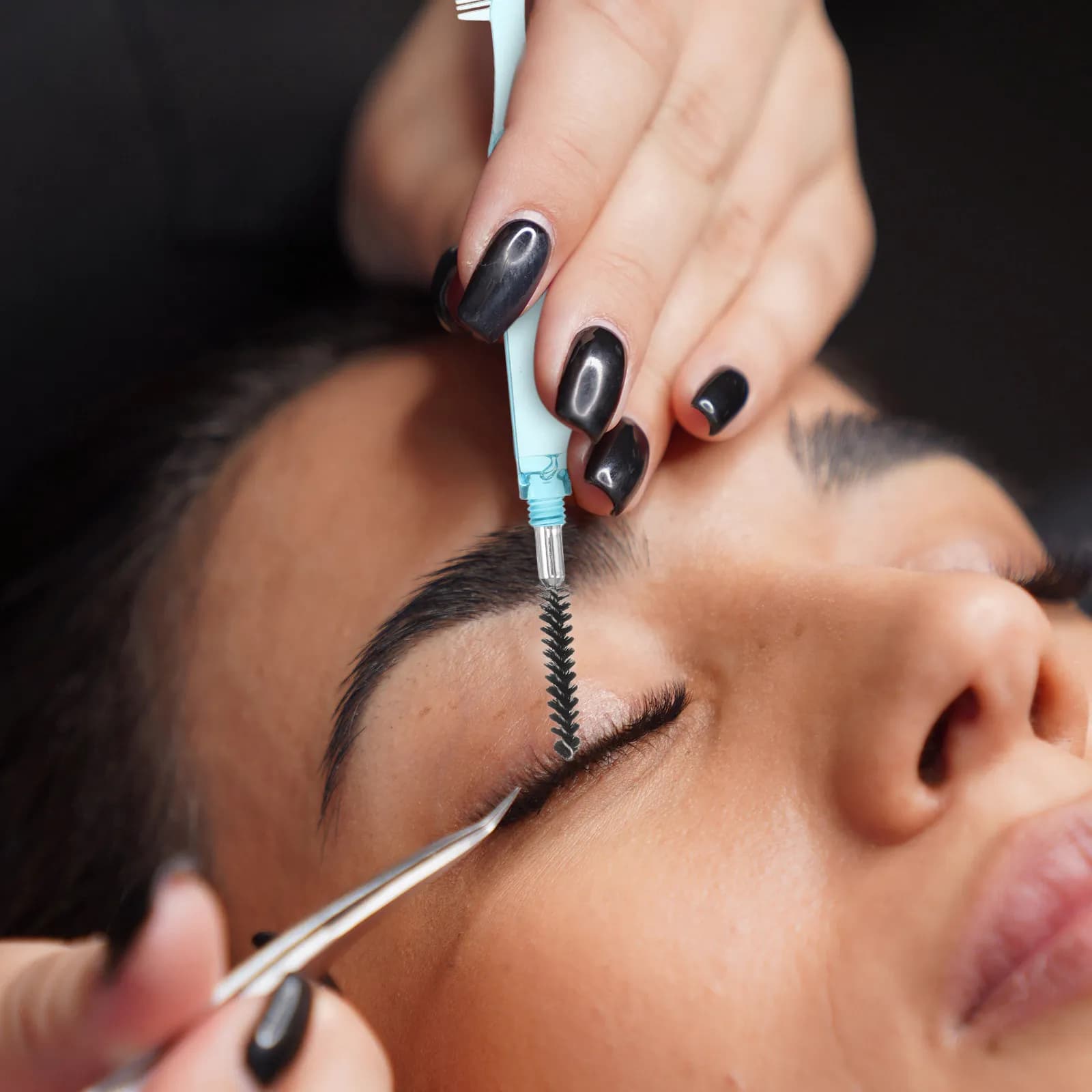 Pettine per Ciglia 2-in-1 Pieghevole, Spazzola a Spirale per Sopracciglia, Separatore Compatto a Doppia Testa, Applicatore Mascara, Modellatore Sopracciglia, Accessorio di Bellezza