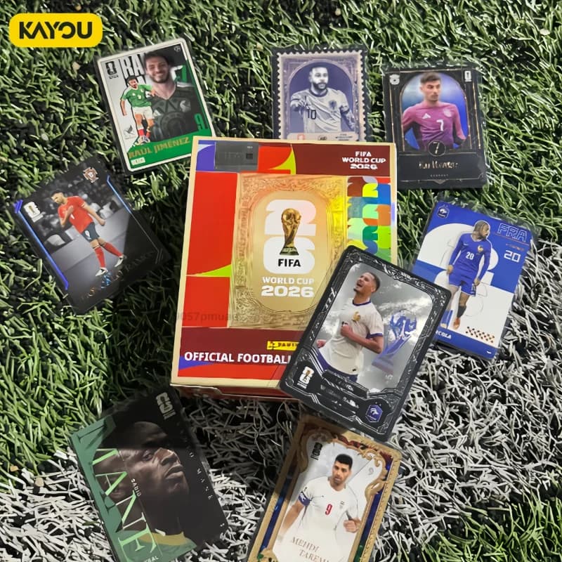 KAYOU Panini 2026 World Cup Football Collectible Card Messi Cristiano Ronaldo Mercural Merchandise CollectorEdition Card Gift