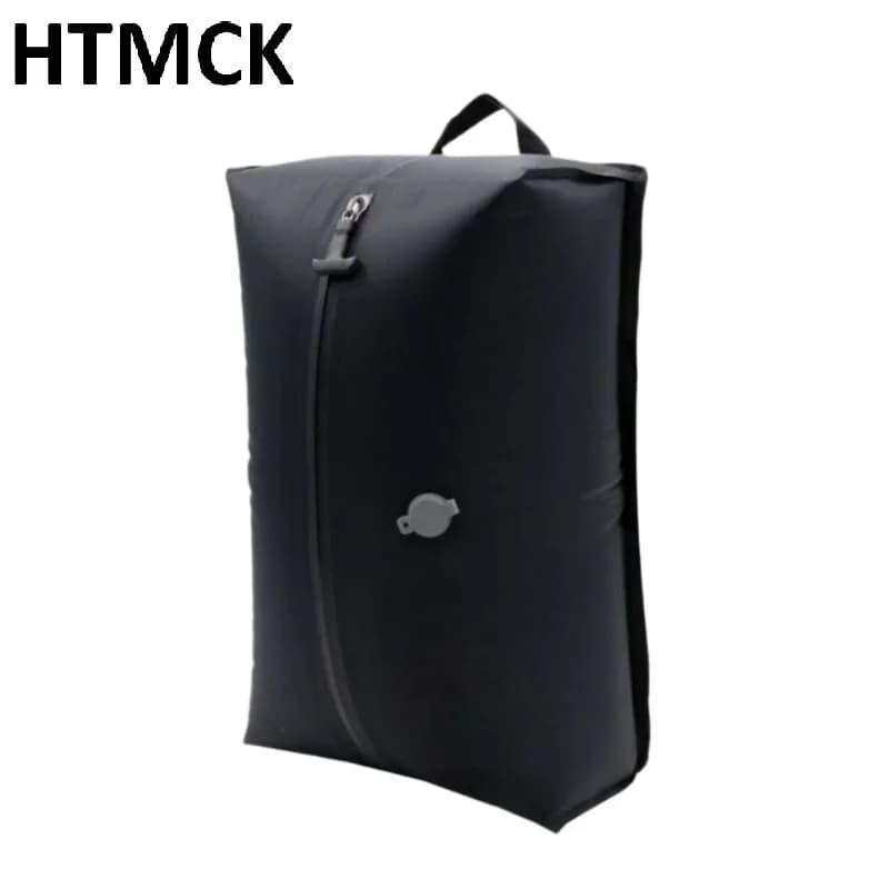 HTMCK Reusable Vacuum Bag with Air Pump for Outdoor Use Compact Storage Bag for Travel And Home Organization