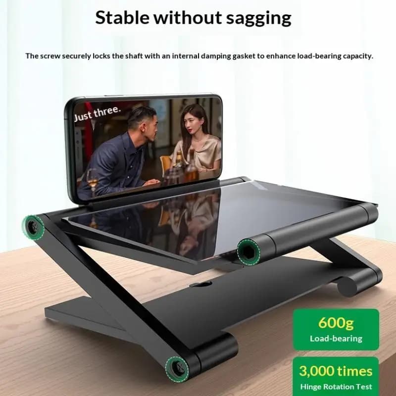 Amplificatore Schermo 3D per Telefono Cellulare, Lente d'Ingrandimento Video HD, Proiettore, Supporto Ingranditore Display per Smartphone