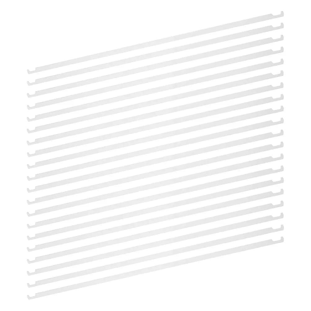 20 Pezzi Barre Metalliche per Cartelle Sospese, Divisori per Archivio, Barre Metalliche per Raccoglitori