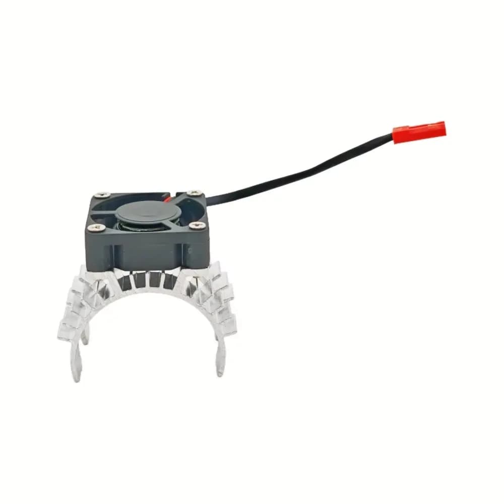 Dissipatore di calore motore in alluminio 540 550 3650 3660, adatto per motori 35-37mm, tensione di dissipazione del calore in metallo 5V, radiatore + ventola
