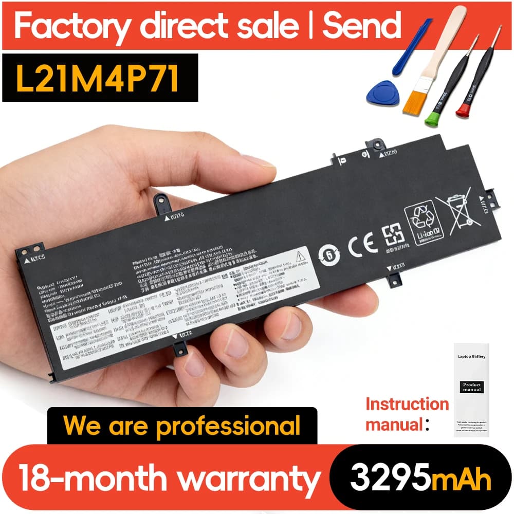 Batteria per Laptop SUOZHAN L21M4P71 per Lenovo ThinkPad X1 Carbon 9a 10a Gen, X1 Yoga 6a 7a Gen Serie 2021, L21C4P71 L21L4P71