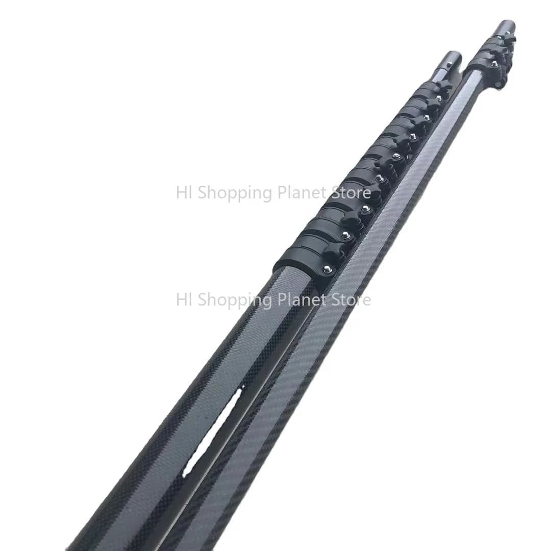 Asta di prolunga telescopica in fibra di carbonio 15M 16.5M 20M 24M con tubo in fibra di carbonio 3K
