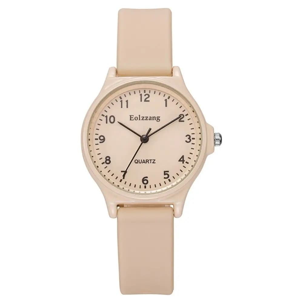 Fashion Silicone Strap Student Wristwatch Casual Student Quartz Watch Multi-color Adjustable Quartz Clock For Men and Women