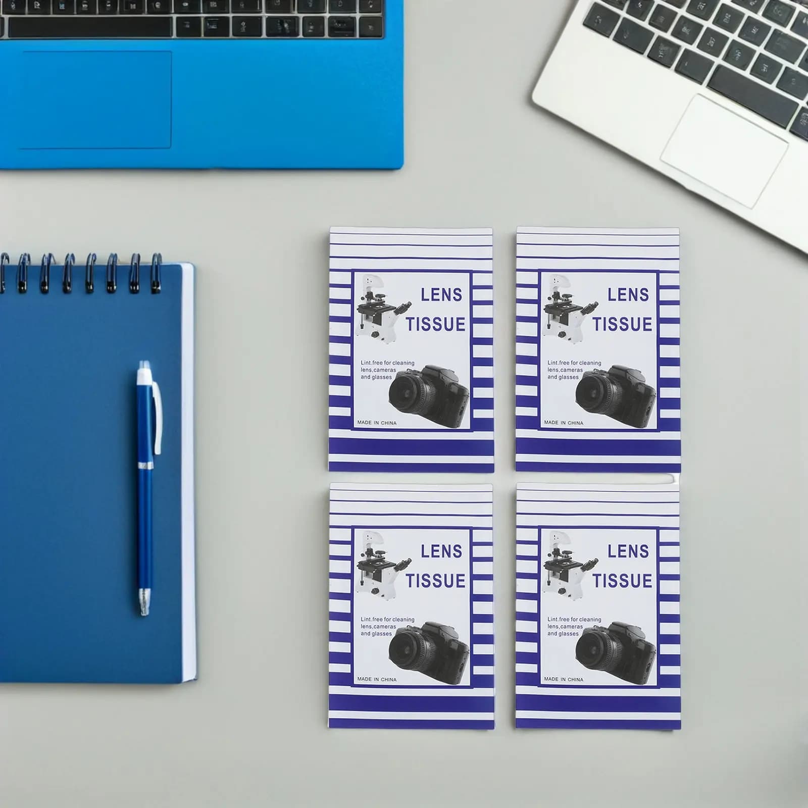 200 Pezzi di Salviette per la Pulizia delle Lenti a Doppia Faccia 15x10cm, Panni Antigraffio per Schermi di Smartphone, Tablet, Laptop, Occhiali e Fotocamere