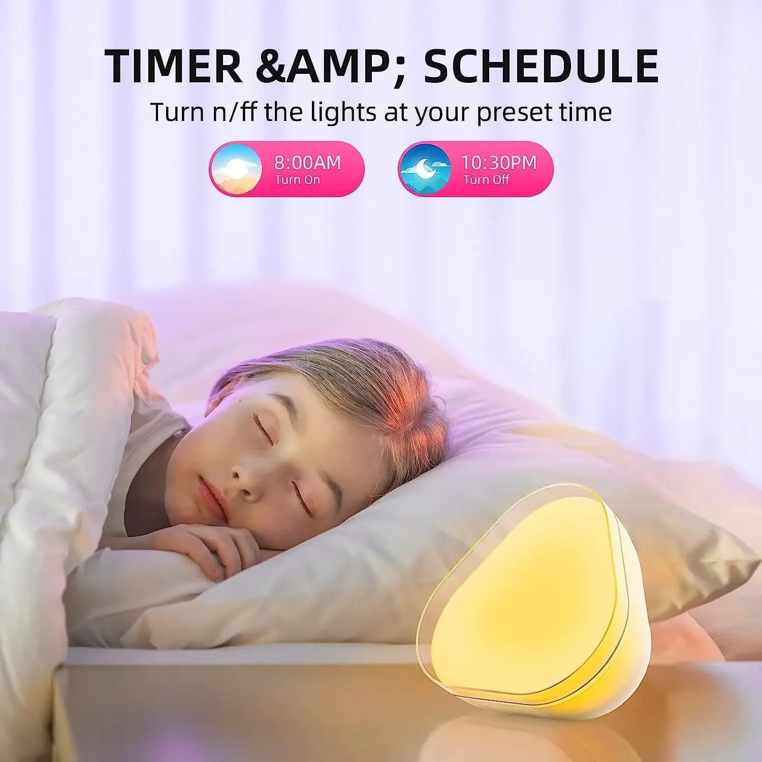 Lampada da tavolo intelligente WiFi Atmosphere Light Graffiti App Lampada da tavolo LED RGB Bluetooth Luci da scrivania per desktop sul comodino della camera da letto