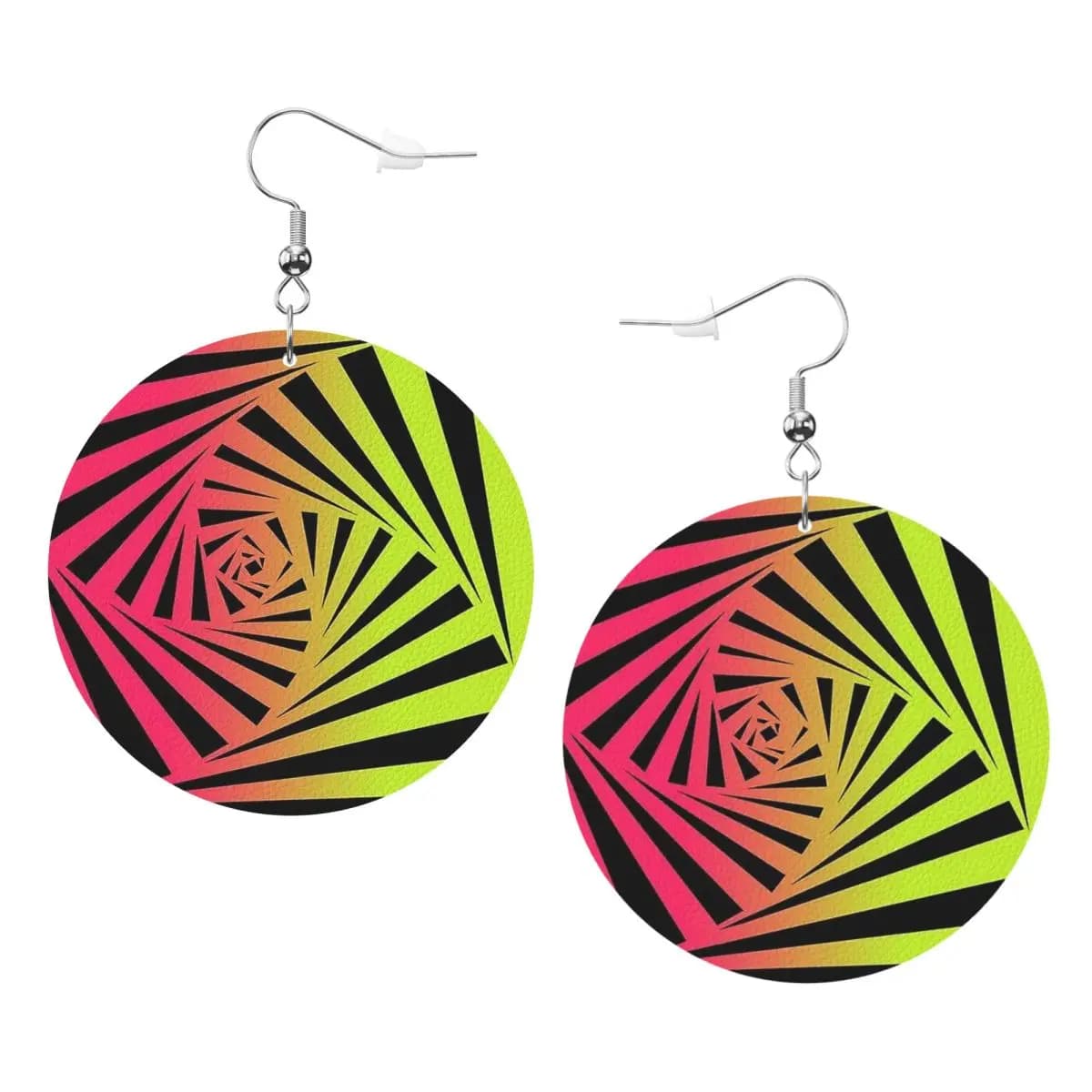 Orecchini pendenti in pelle PVC personalizzati Fashion Vision Street Wear Orecchini pendenti Gioielli per donne per moglie Madre regalo