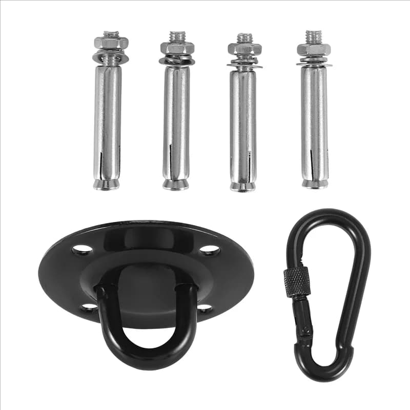 ABUM-2X Hanging chair with ceiling hook, 400 kg ceiling hook, 360 ° Swivel bracket, ceiling swivel hook, hammock, boxing bag