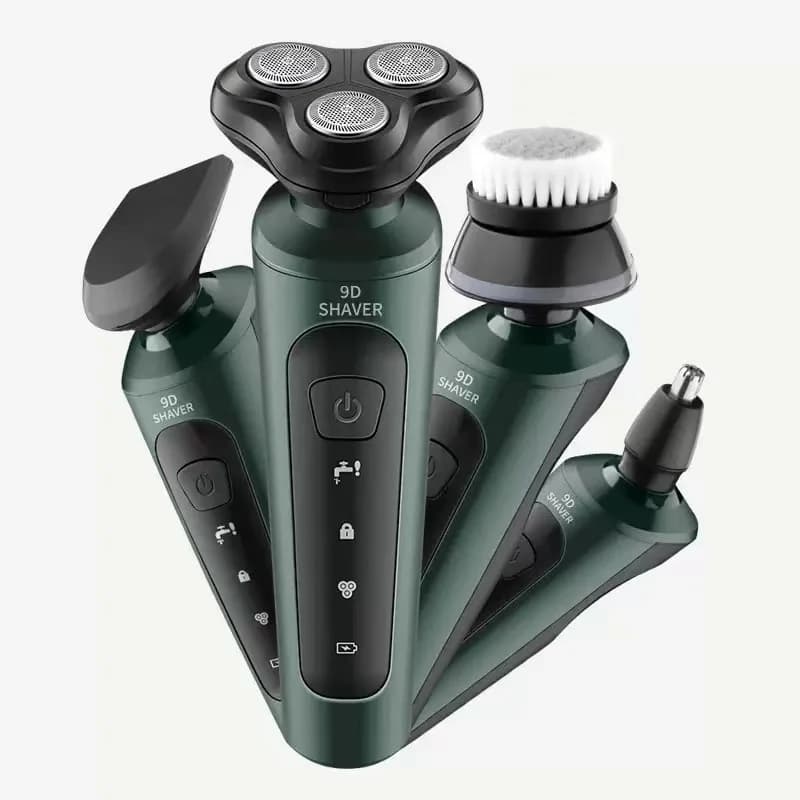 New 9D USB electric shaver mounted on car beard knife for full body wash four in a charging shaver