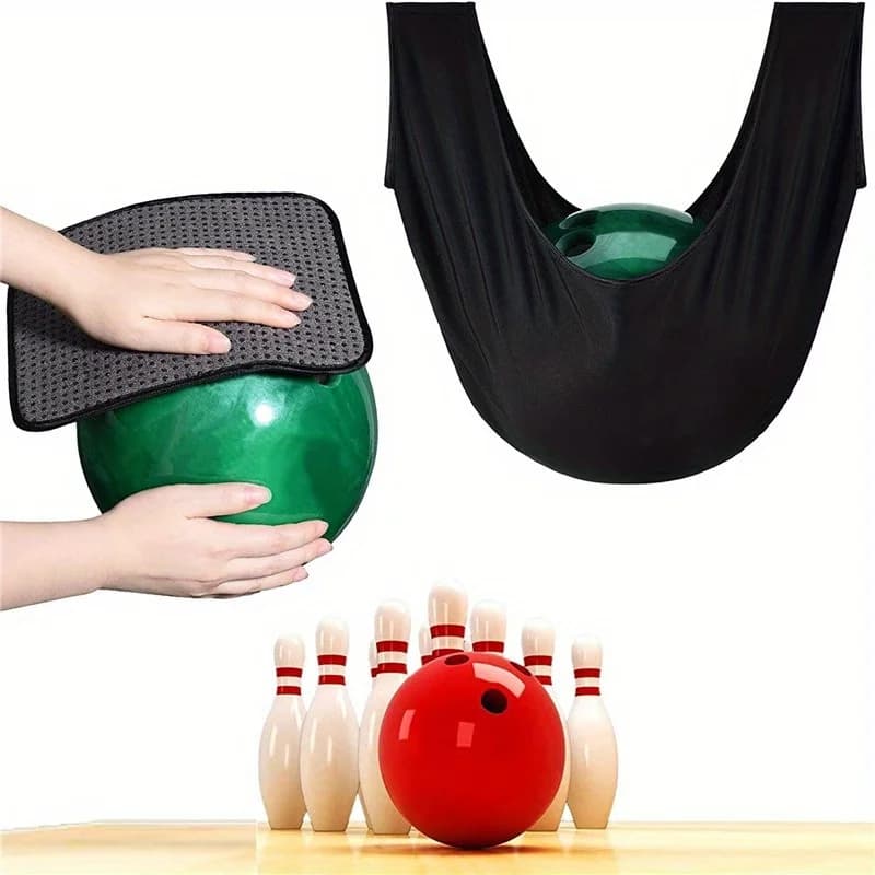 1pcBowling Ball Lucidatore Sacchetti per la pulizia Levigatura Pulizia Asciugamani Borse Panni Panno per la pulizia Coperture Borse da bowling Accessori da bowling