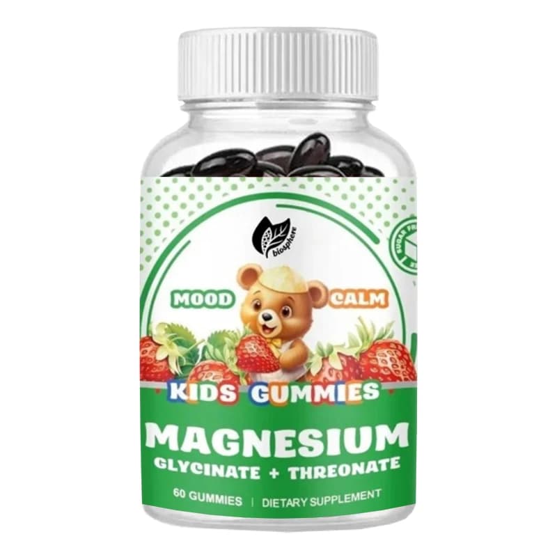 Magnesium tablets - Magnesium supplement Glycinate and Treonato, with Vitamin B6, D3 - Vegetarian, 60 Tablets